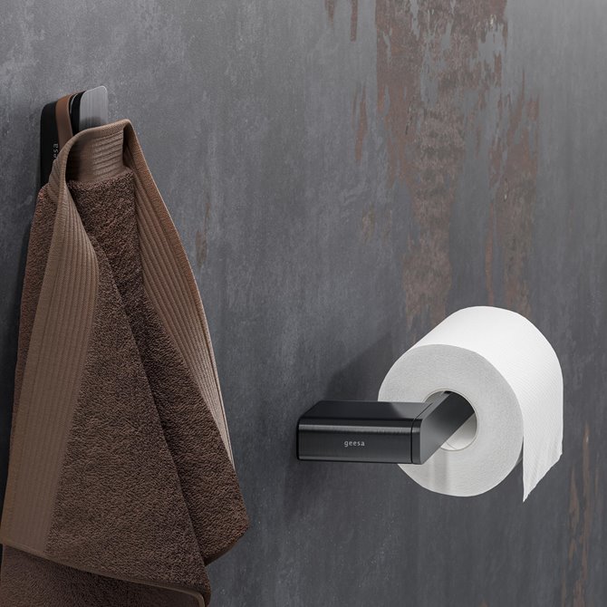 Toiletrolhouder Brushed Metal (rechts)