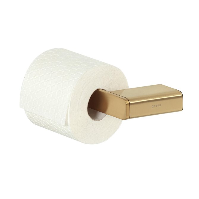 SHIFT BRUSHED GOLD Toiletrolhouder zonder klep (links)