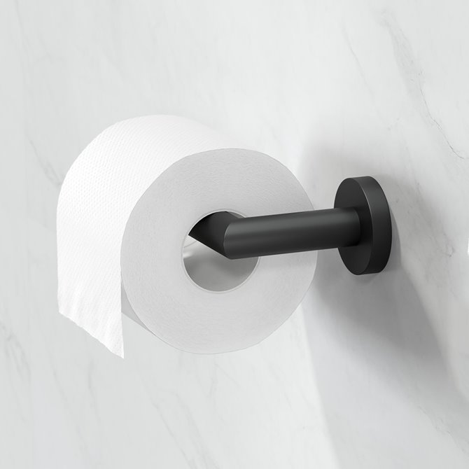 Toiletrolhouder Nemox black