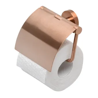 Toiletrolhouder met klep  Nemox |  Brons geborsteld