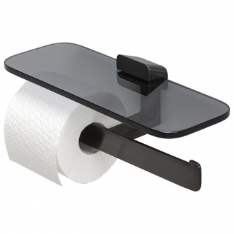 images/productimages/small/8712163214775-geesa-shiftbrushedbm-imitp-double-toilet-roll-holder-brushed-black-shelf-glass-schuin-plus.jpg