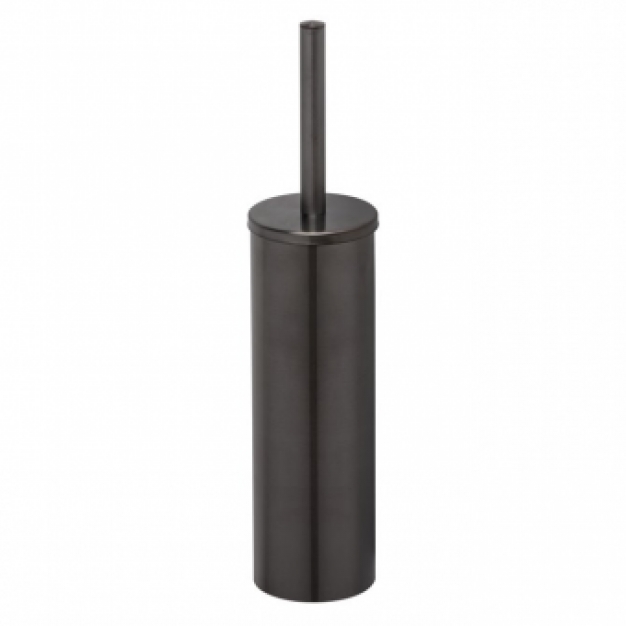 Toiletborstel garnituur brushed black