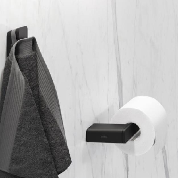 SHIFT BLACK Toiletrolhouder zonder klep (rechts)