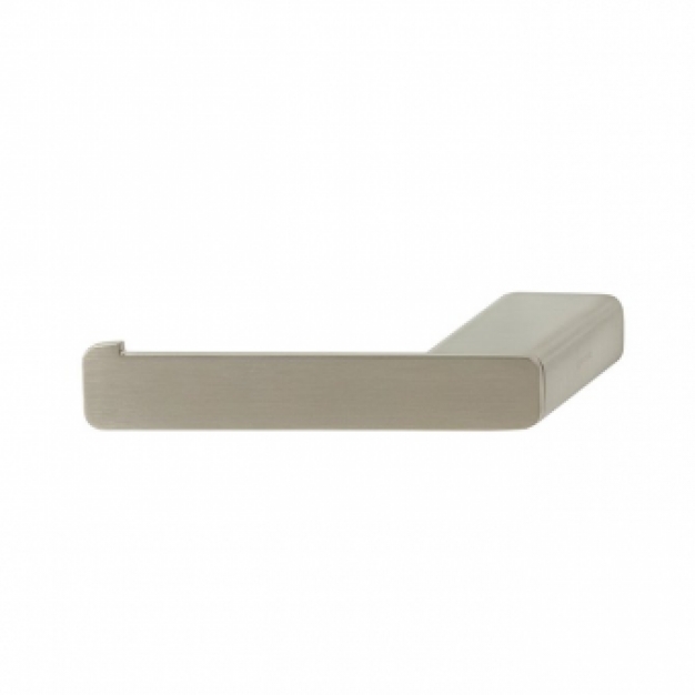 SHIFT BRUSHED STAINLESS STEEL FINISH Toiletrolhouder zonder klep (links)