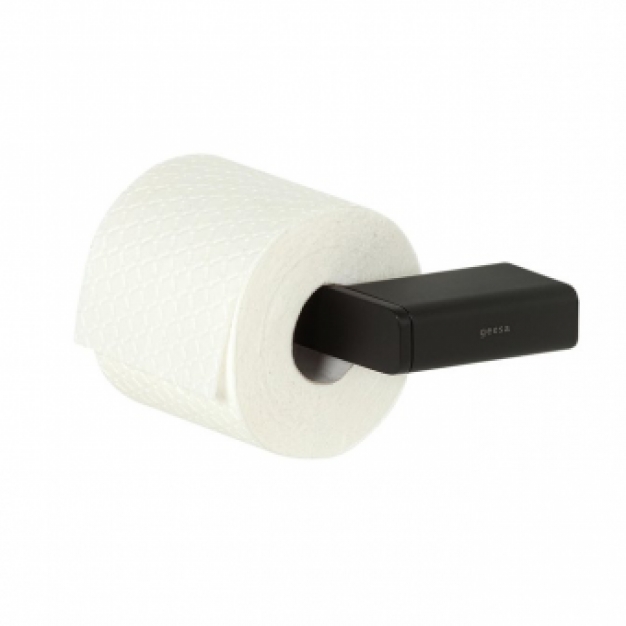 SHIFT BLACK Toiletrolhouder zonder klep (links)