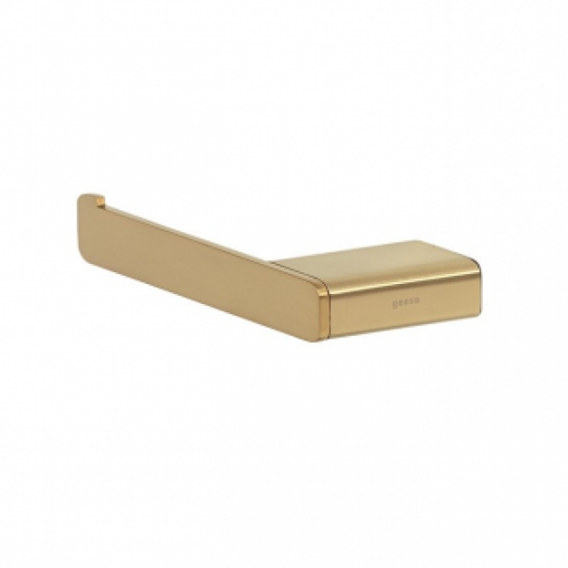 SHIFT BRUSHED GOLD Toiletrolhouder zonder klep (links)