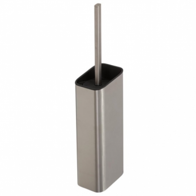 SHIFT BRUSHED STAINLESS STEEL FINISH Toiletborstel met houder