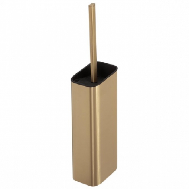 SHIFT BRUSHED GOLD Toiletborstel met houder